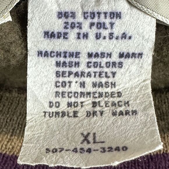 VTG Winona Golf Sweatshirt Mens XL Varsity Elbow Patch Sports Preppy USA Made* - Picture 2 of 13